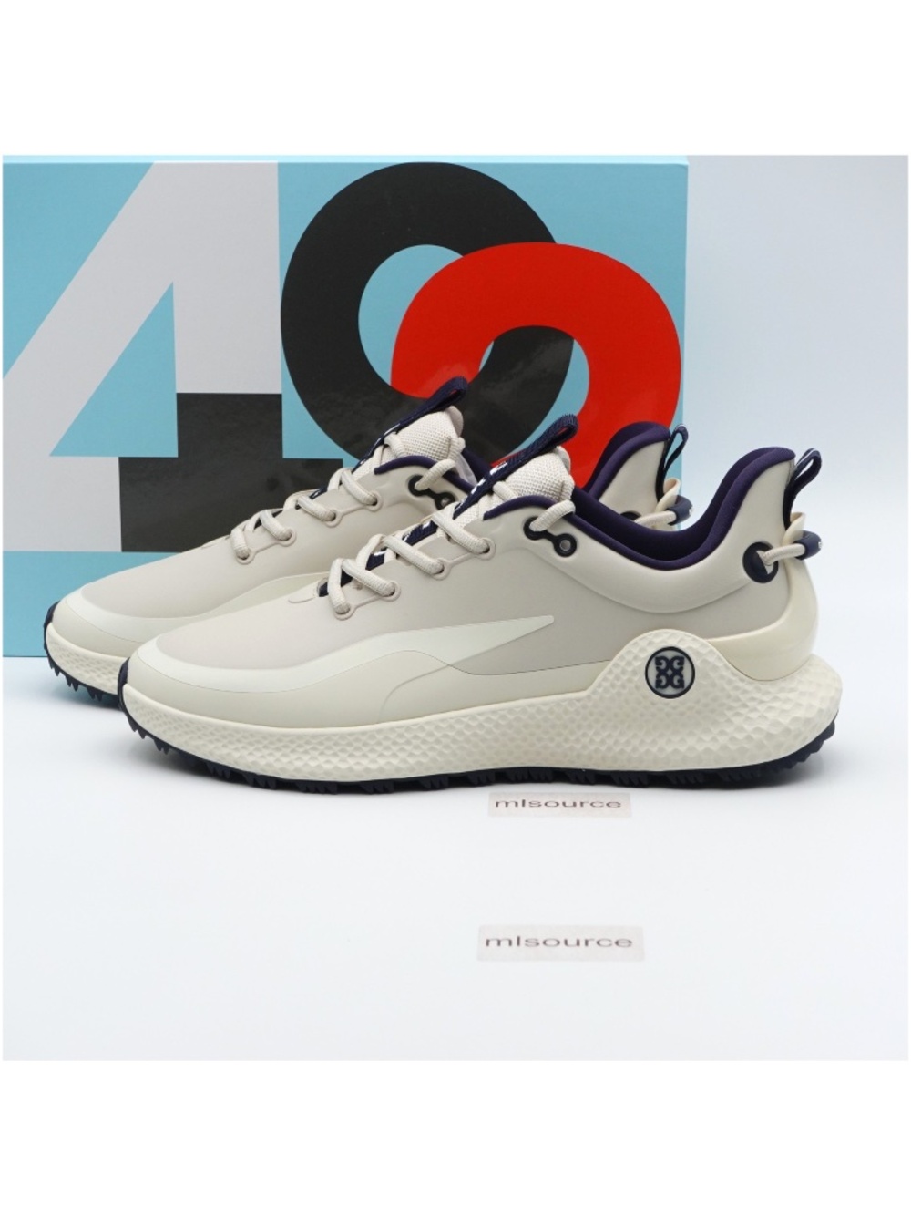 NEW Size 10 Men's G/FORE MG4+ O2 Golf Shoes GMF000153-P/CHW Pumice
